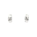 18 Carat White Gold Dropped Earings