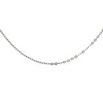 9 Carat White Gold Ancor Chain