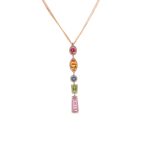 18 Carat Rose Gold Pendant & Chain