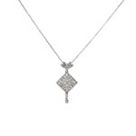 18 Carat White Chain & Pendant