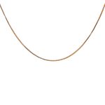 18 Carat Yellow Gold Box Link Chain