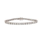18 Carat White Gold Tennis Bracelet