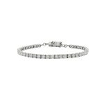 18 Carat White Gold Tennis Bracelet