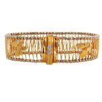 18 Carat Yellow & White Gold Bracelet