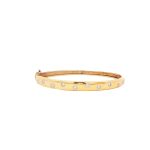 18 Carat White Gold Bangle