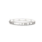 9 Carat White Gold Bangle