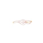 18 Carat White Gold Bangle
