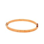 18 Carat Rose Gold Bangle