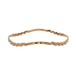 22 Carat Yellow & White Gold Bangle
