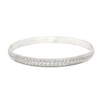 21 Carat White Gold Bangle