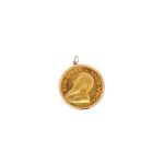 22 Carat 1 Ounce Krugerrand Pendant