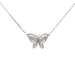 18 Carat White Gold Chain & Pendant