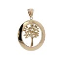 9 Carat Yellow & White Gold Pendant