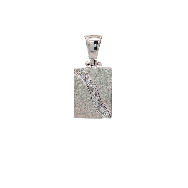 14 Carat White Gold Pendant