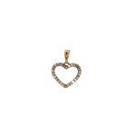 9 Carat Yellow Gold Diamond Pendant