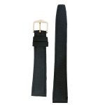 18 mm Genuine Leather Straps - Black -