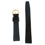 18 mm Genuine Leather Straps - Black -