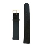 18 mm Genuine Leather Straps - Black -