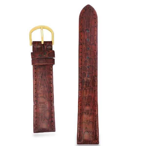 18 mm Leather Straps - Brown -